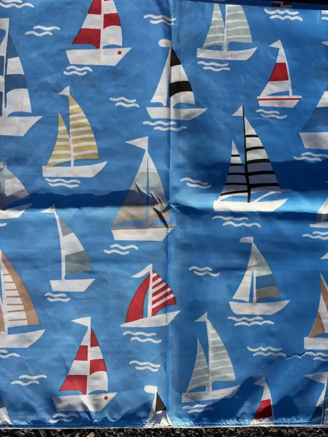 Sailboats white Paravans beach windbreak model
