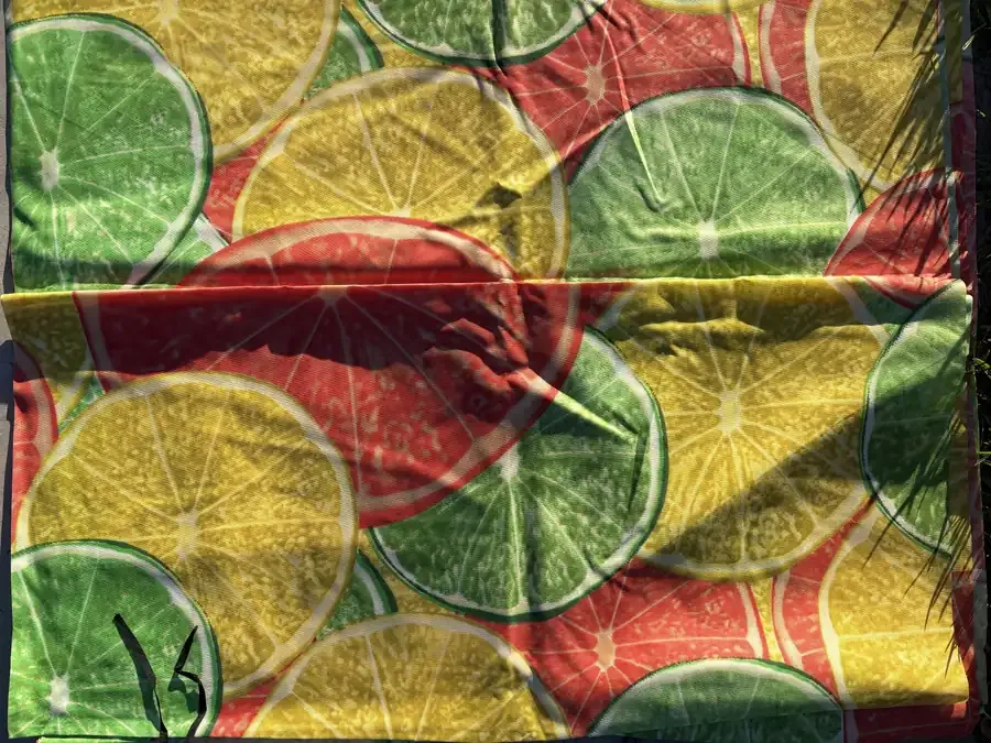 Lamons and oranges Paravans beach windbreak model